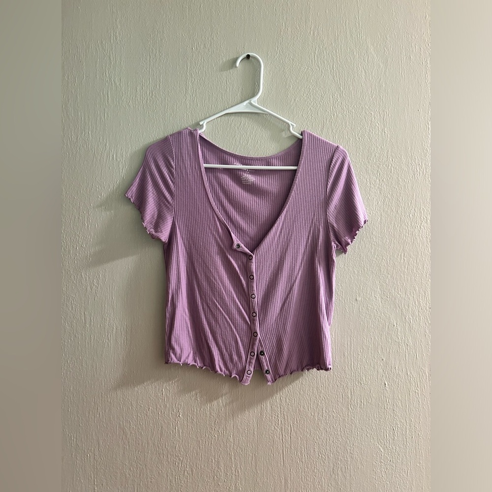 american eagle soft & sexy ribbed baby tee